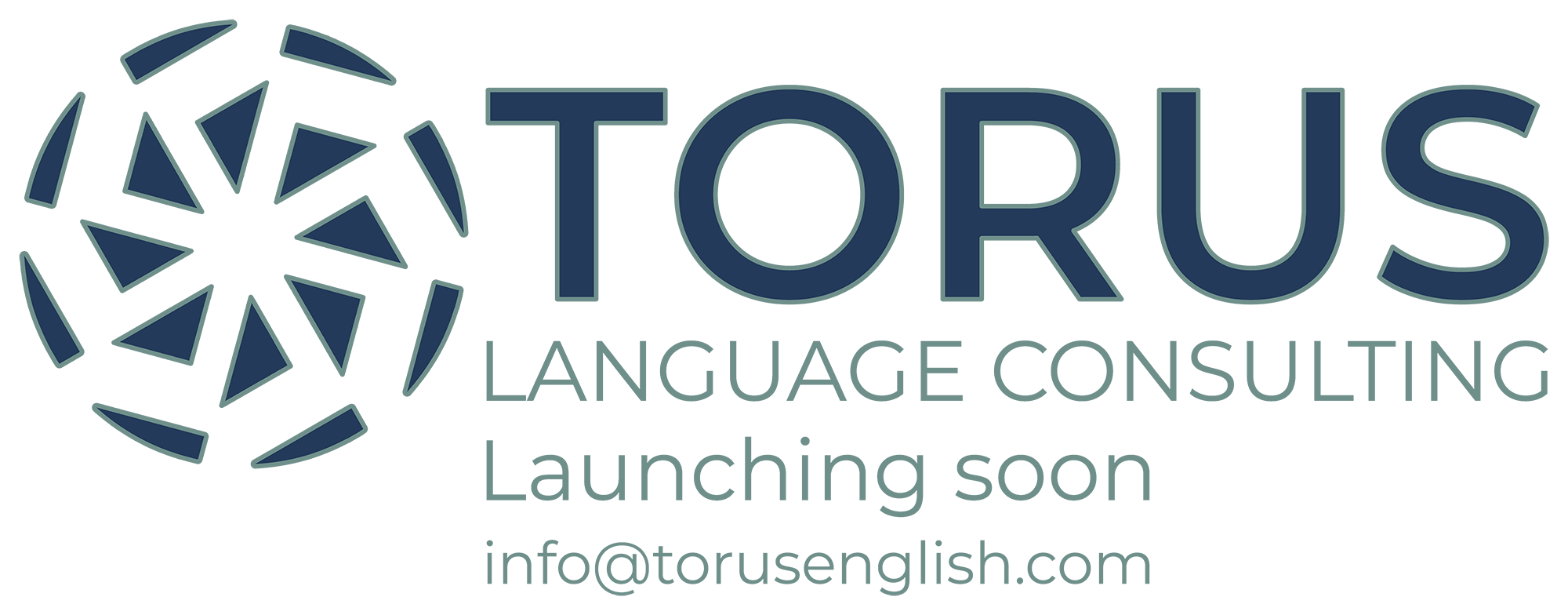 TORUS Language Consulting launching soon. Email: info@torusenglish.com
